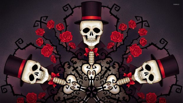 Skeleton Desktop Wallpaper.