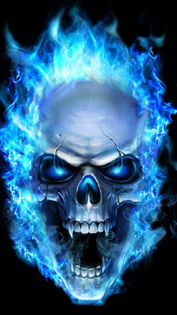 Skull Flame Wallpaper HD.