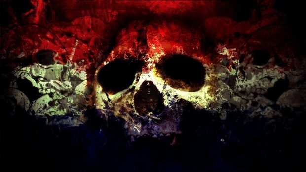 Skull Wide Screen Wallpaper.