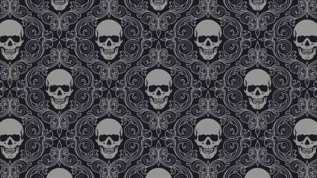 Skulls Aesthetic Wallpaper HD.