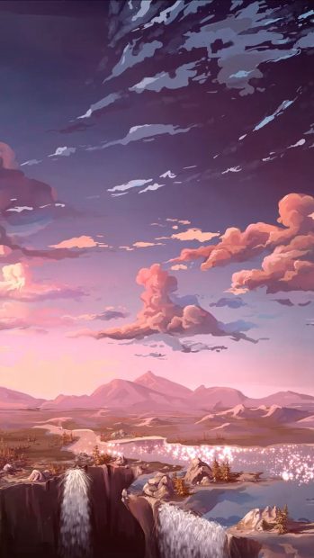 Sky Aesthetic Anime Wallpaper Iphone Wallpaper HD.