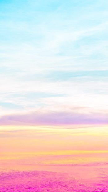 Sky Aesthetic Pastel Wallpaper iPhone HD.