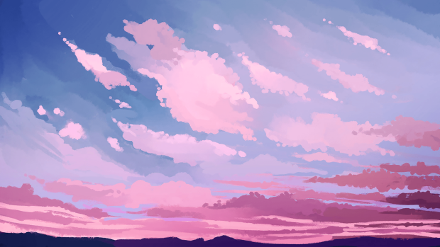 Sky Aesthetic Pink Wallpaper HD.