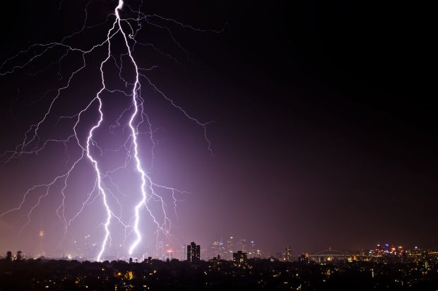 Sky Lightning Background HD.