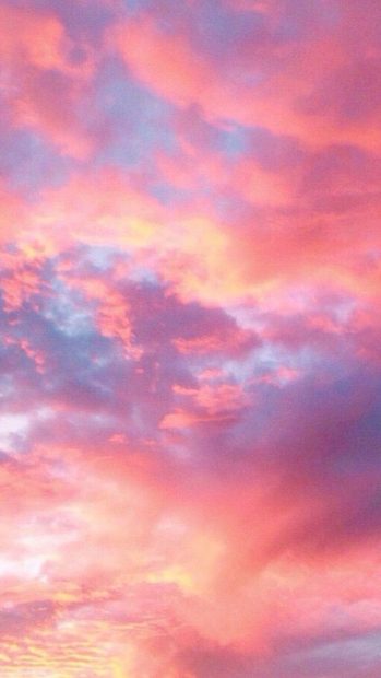 Sky Pink Aesthetic Wallpaper HD.