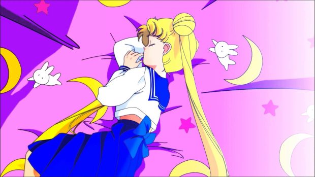 Sleep Sailor Moon Wallpaper HD.