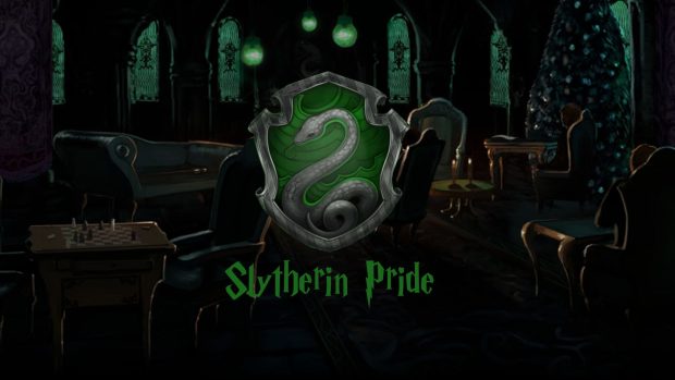 Slytherin Aesthetic Wallpaper HD Logo Desktop.