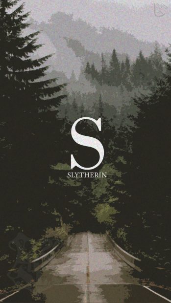 Slytherin Dark Aesthetic Wallpaper.