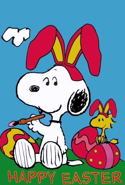 Snoopy Easter Wallpaper Easter Bunny.