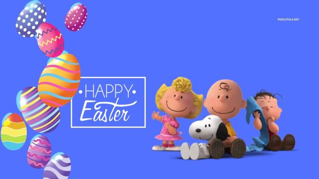 Snoopy Easter Wallpaper HD 1080p.