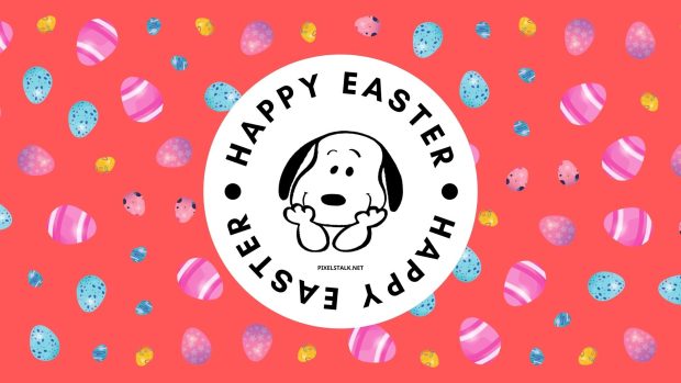 Snoopy Easter Wallpaper HD Aesthetic.