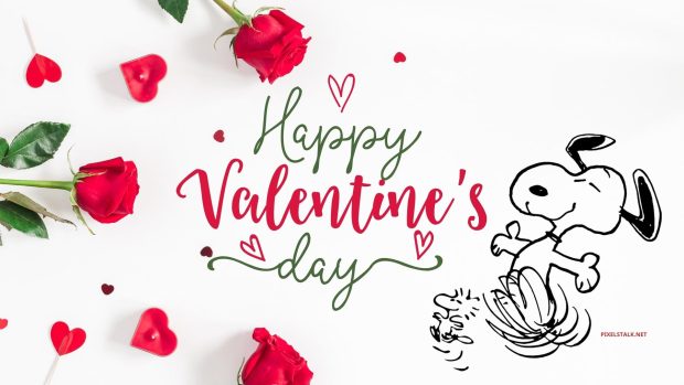 Snoopy Valentines Day Wallpaper (3).