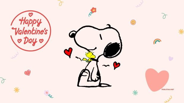 Snoopy Valentines Day Wallpaper (4).