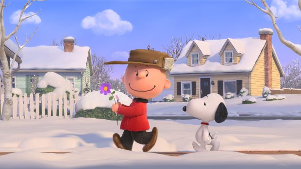Snoopy Winter 4K Wallpaper.