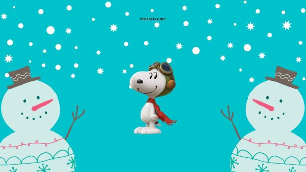 Snoopy Winter Wallpaper Free Download.