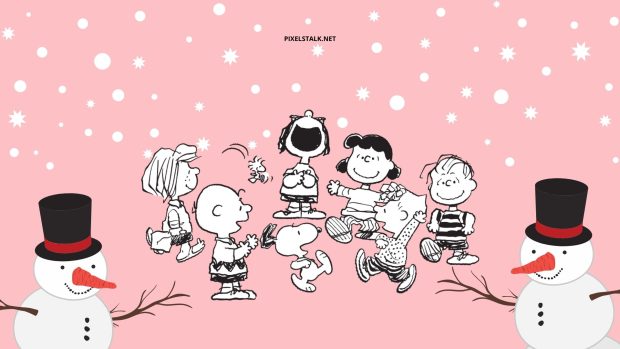 Snoopy Winter Wallpaper HD Free download.