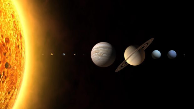 Solar System Wallpaper HD Free download.