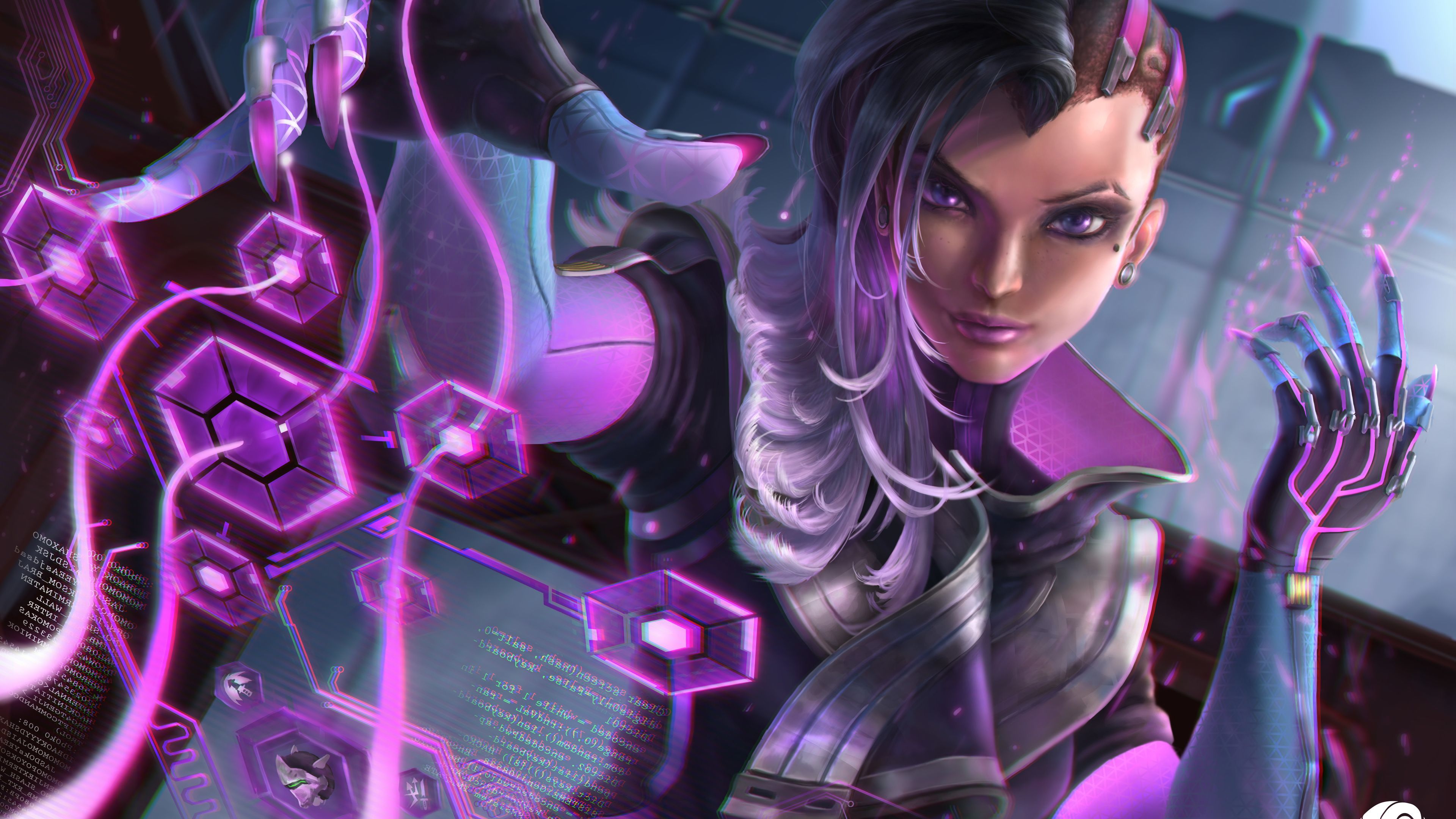 Wallpaper  Sombra Overwatch 1300x817  youfeedme  1447101  HD Wallpapers   WallHere