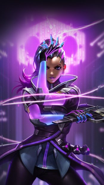 Sombra Overwatch Wallpaper HD.