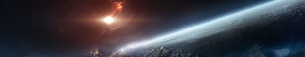 Space 5760x1080 Wallpaper HD.