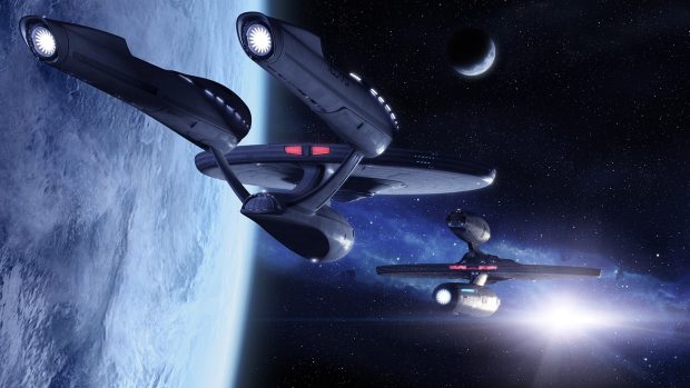 Space Star Trek Background.