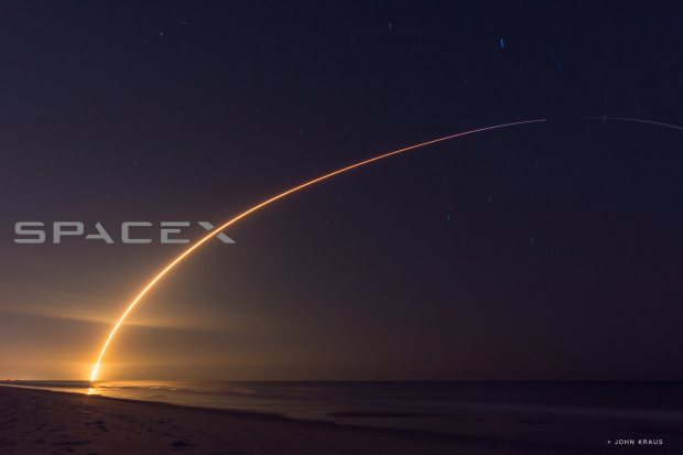 SpaceX Wide Screen Wallpaper.