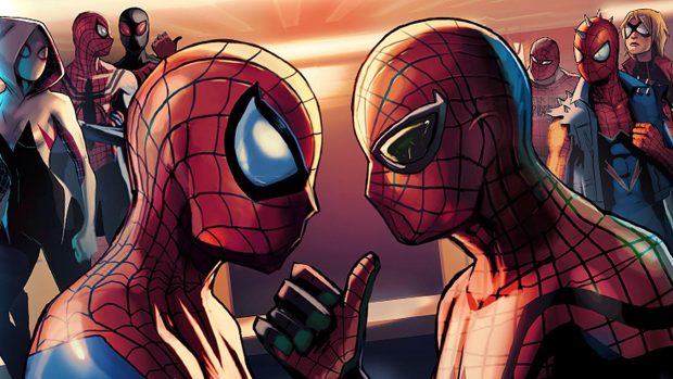 Spider Man Into The Spider Verse Art Image.