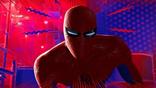 Spider Man Into The Spider Verse HD Wallpaper.