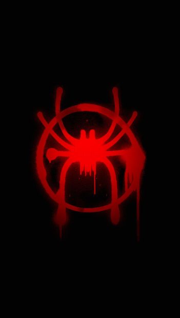 Spider Man Into The Spider Verse Minimal Wallpaper HD.