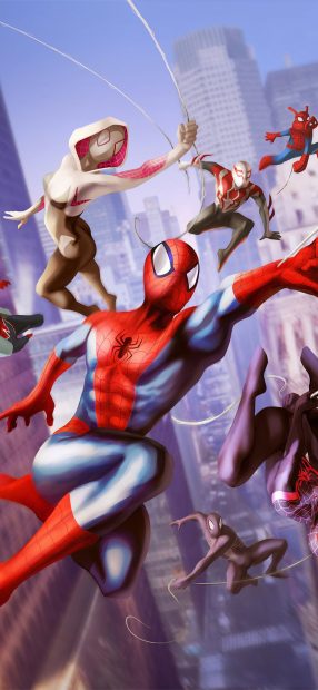 Spider Verse HD Wallpaper Free download.