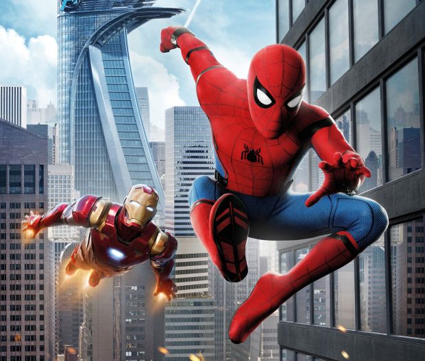 Spiderman Iron Man Wallpaper HD.