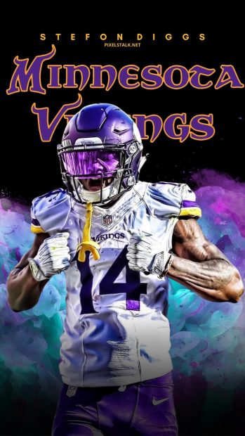 Stefon Diggs Wallpaper HD Free download.