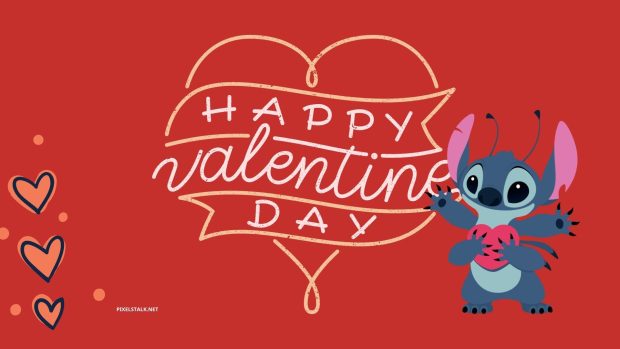 Stitch Valentines Day Wallpaper (4).