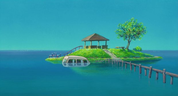 Studio Ghibli Backgrounds High Quality.