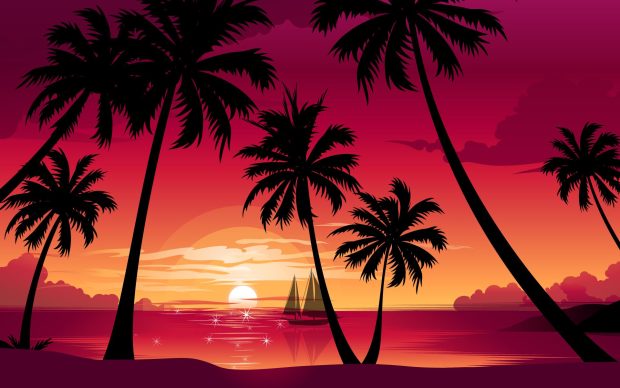 Sunset HD Wallpaper Free download.