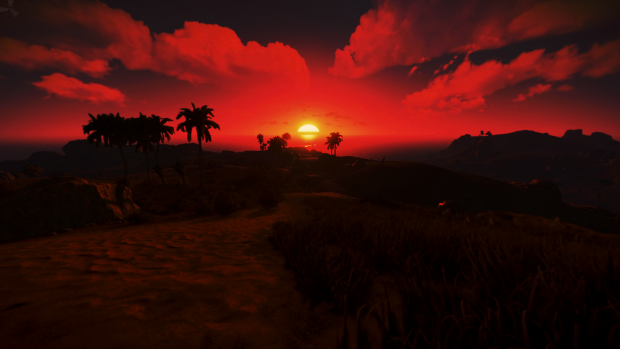 Sunset Rust Wallpaper HD.