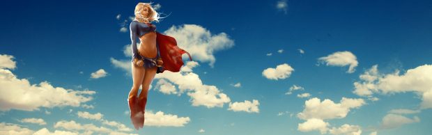 Super Girl Dual Wallpaper HD.