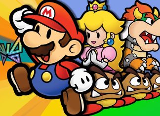Super Mario Background HD Free download.