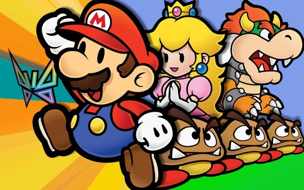 Super Mario Background HD Free download.