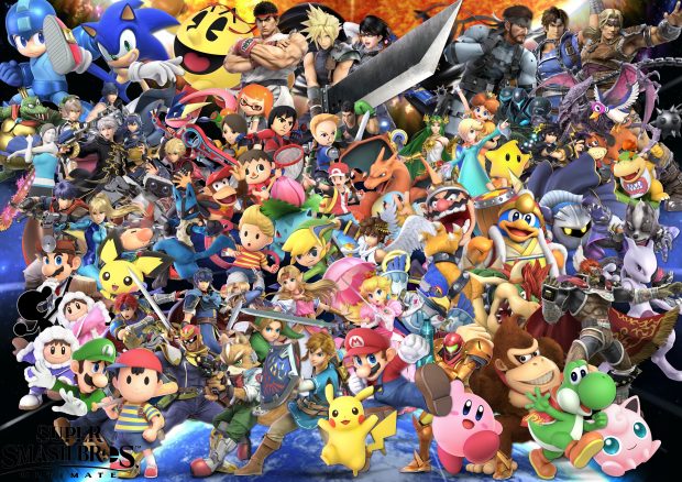 Super Smash Bros Ultimate HD Wallpaper.
