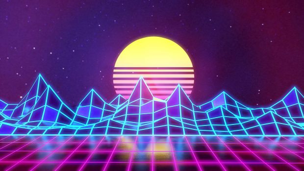 Synthwave HD Wallpaper.