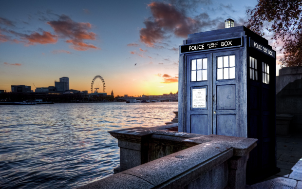 Tardis Wide Screen Wallpaper HD.