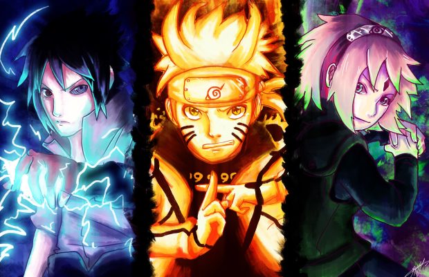 Team 7 Naruto Wallpaper 4K HD.