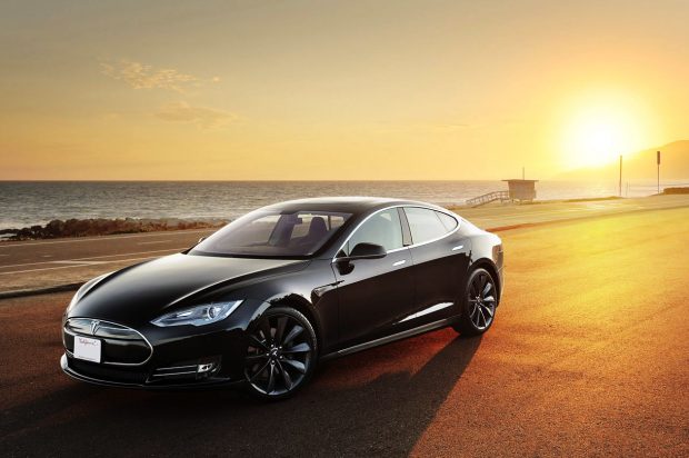 Tesla Wide Screen Wallpaper.