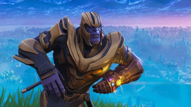 Thanos Fortnite Wallpaper HD.