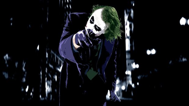 The Joker Wide Screen Wallpaper.