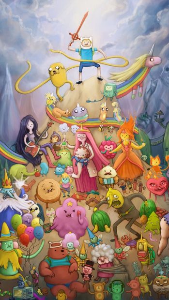 The best Adventure Time Background.