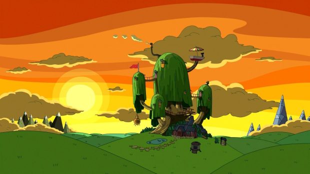 The best Adventure Time Background.