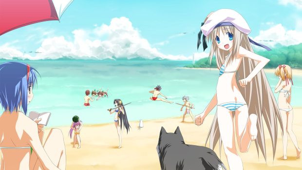 The best Anime Beach Background.