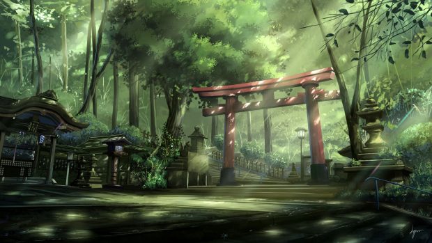 The best Anime Forest Backgrounds.